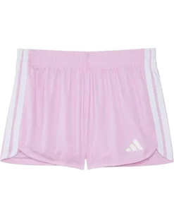 adidas Kids 3-stripe Pacer Mesh Shorts (Big Kid)