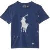 Polo Ralph Lauren Kids Big Pony Paint-Splatter-Print Cotton Tee (Toddler/Little Kid) | Shirts & Tops