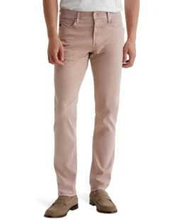 AG Jeans Tellis Modern Slim Leg Denim in Sulfur Dune Rose | Pants