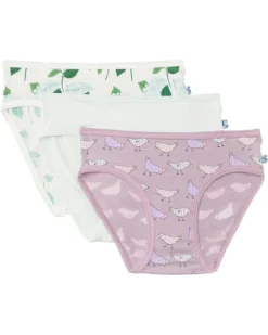 Kickee Pants Kids Print Girl's Underwear Set of 3 (Big Kid) | Socks -Shoes For Every Day 61YUC7HFUJL. AC SR736920