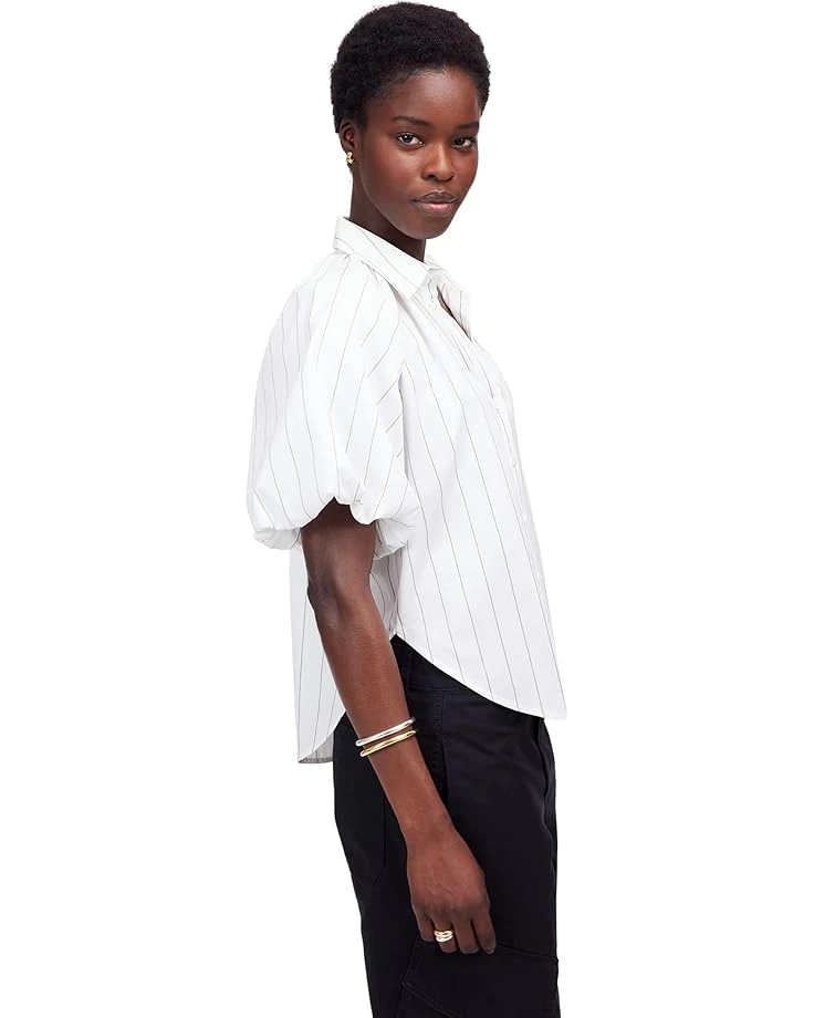 Madewell Bubble Sleeve Top - Mid Wt Poplin | Shirts & Tops 3 Madewell Bubble Sleeve Top - Mid Wt Poplin | Shirts & Tops - Image 3