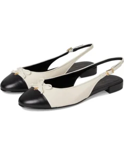 Tory Burch Cap-Toe Slingback Ballet | Flats