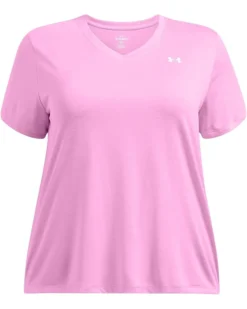 Under Armour Plus Size Tech Short Sleeve V-Neck Twist | Shirts & Tops -Shoes For Every Day 61ejorKYNL. AC SR736920