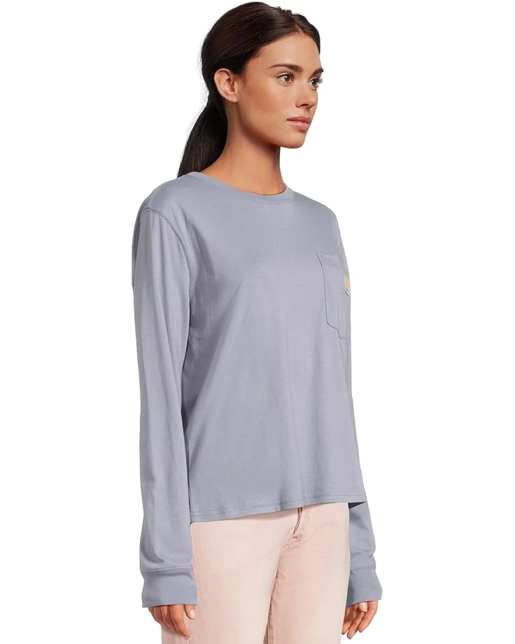 Carhartt TENCEL™ Fiber Series Loose Fit Long-Sleeve Pocket T-Shirt | Shirts & Tops 2 Carhartt TENCEL™ Fiber Series Loose Fit Long-Sleeve Pocket T-Shirt | Shirts & Tops - Image 2