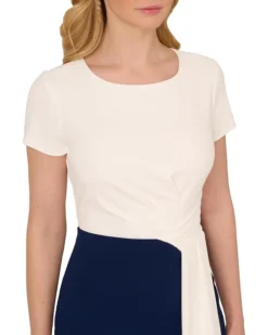 Adrianna Papell Color-Block Draped Short Dress | Dresses 5 Adrianna Papell Color-Block Draped Short Dress | Dresses -Shoes For Every Day 61iGwCNDW1L. AC SR736920