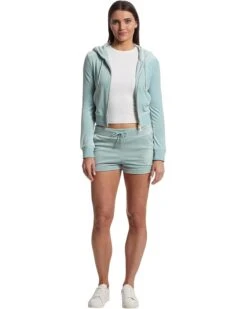 Juicy Couture Velour Juicy Shorts With Back Bling -Shoes For Every Day 61ig92WLL9L. AC SR736920