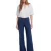 NYDJ Teresa Wide Leg Side Placket Jeans in Ibiza Blues