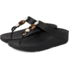 FitFlop Fino Multi-Stone Leather Toe-Post Sandals