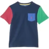 Polo Ralph Lauren Kids Color-Blocked Cotton Pocket Tee (Big Kid) | Shirts & Tops