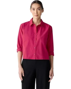 Eileen Fisher Classic Collar Shirt | Shirts & Tops