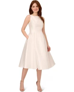 Adrianna Papell Sleeveless Tea Length Dress | Dresses -Shoes For Every Day 61mHMA3TnxL. AC SR736920