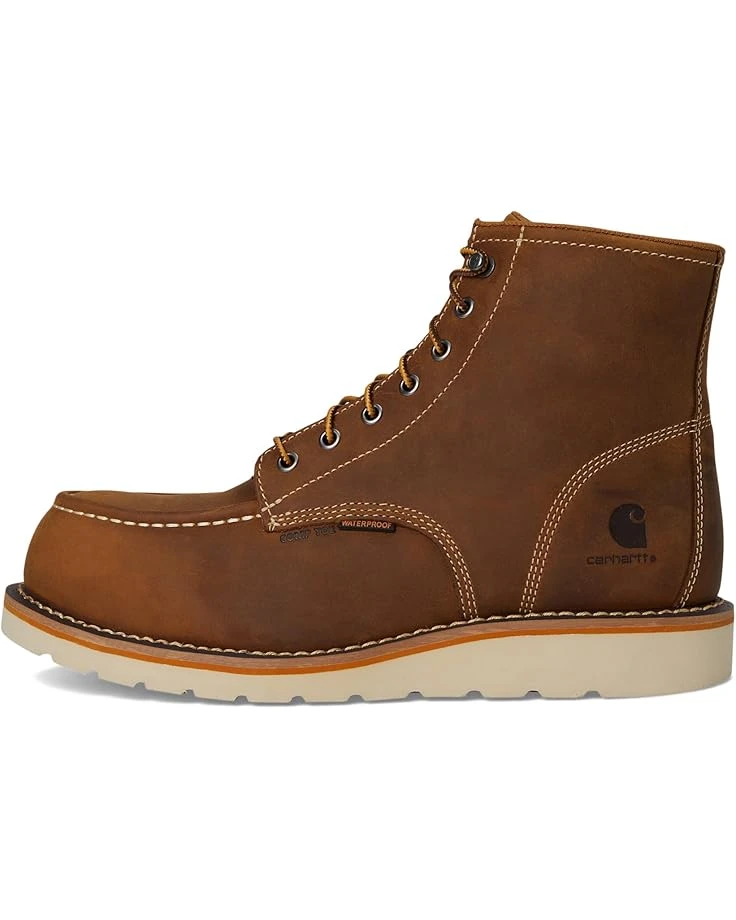 Carhartt 6" Waterproof Moc Nano Toe Wedge Work Boots 4 Carhartt 6" Waterproof Moc Nano Toe Wedge Work Boots - Image 4