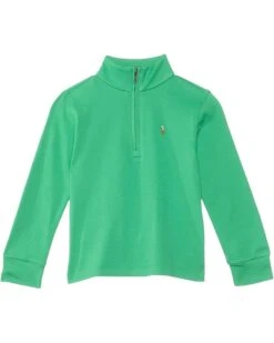 Polo Ralph Lauren Kids Cotton Interlock Quarter-Zip Pullover (Big Kid) | Sweaters -Shoes For Every Day 61q8PTFwpiL. AC SR736920