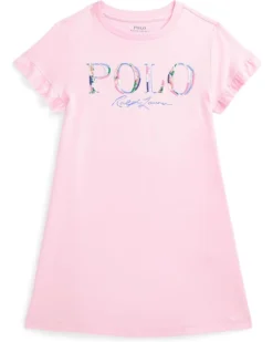 Polo Ralph Lauren Kids Logo Cotton Jersey Tee Dress (Toddler/Little Kid) | Dresses
