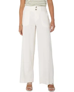 Liverpool Los Angeles Utility Patch Pocket Wide Leg Pant 31in Inseam | Pants