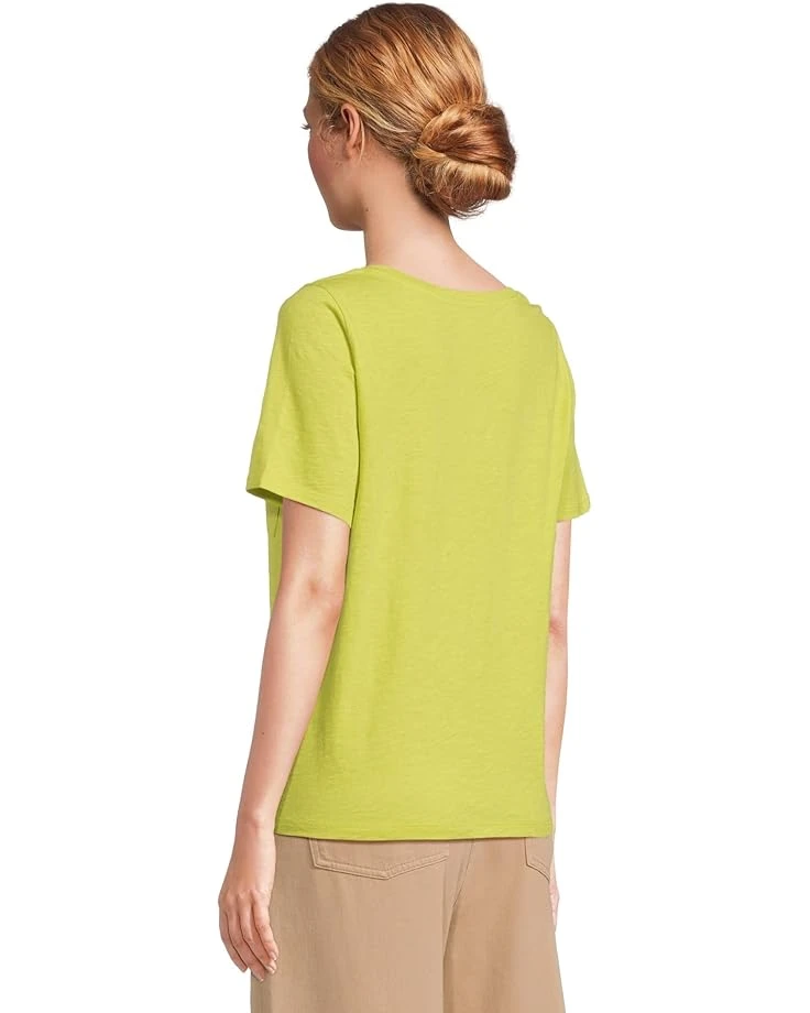 Eileen Fisher Scoop Neck Tee | Shirts & Tops 3 Eileen Fisher Scoop Neck Tee | Shirts & Tops - Image 3