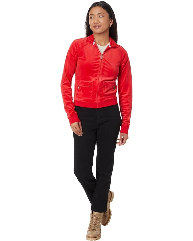 Juicy Couture Heritage Mock Neck Track Jacket with Back Graphic | Hoodies & Sweatshirts 4 Juicy Couture Heritage Mock Neck Track Jacket with Back Graphic | Hoodies & Sweatshirts - Image 4