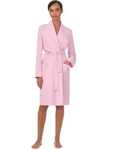 Lauren Ralph Lauren Long Sleeve Shawl Collar Wrap Robe | Sleepwear