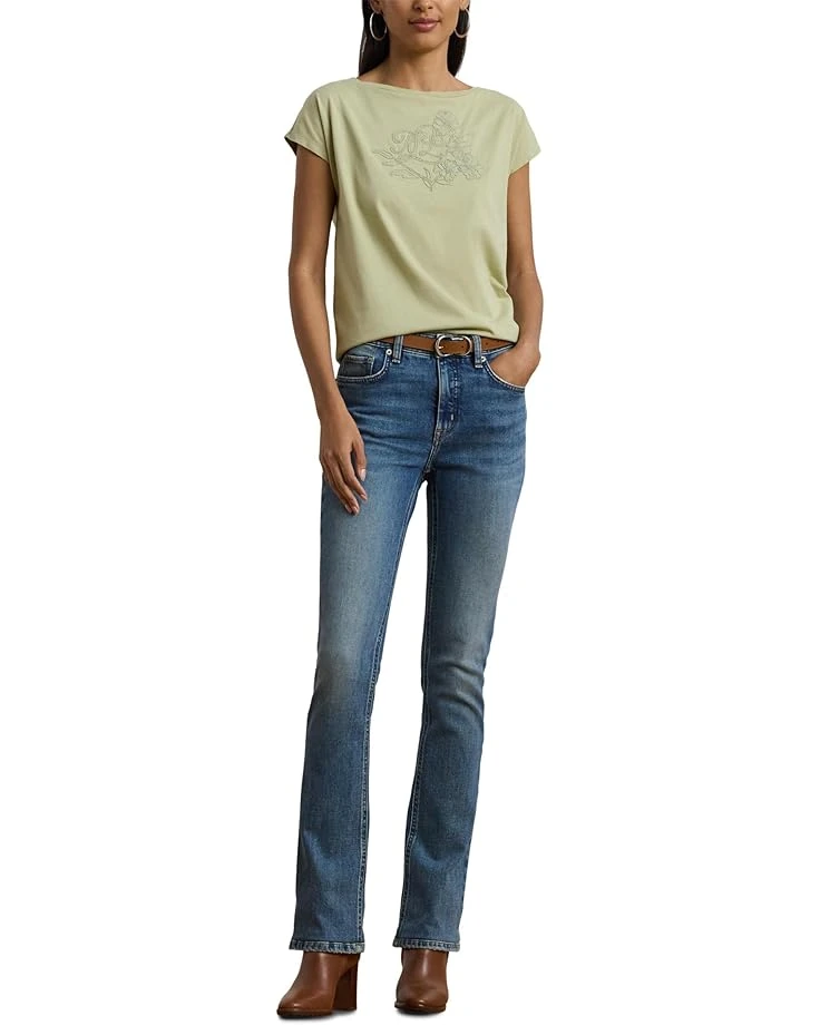 Lauren Ralph Lauren Petite Grieta Short Sleeve T-Shirt | Shirts & Tops 3 Lauren Ralph Lauren Petite Grieta Short Sleeve T-Shirt | Shirts & Tops - Image 3