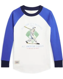 Polo Ralph Lauren Kids Baseball-Print Cotton Jersey Tee (Toddler/Little Kid) | Shirts & Tops -Shoes For Every Day 61zz2yj0uUL. AC SR736920