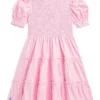 Polo Ralph Lauren Kids Smocked Cotton Jersey Dress (Toddler/Little Kid) | Dresses