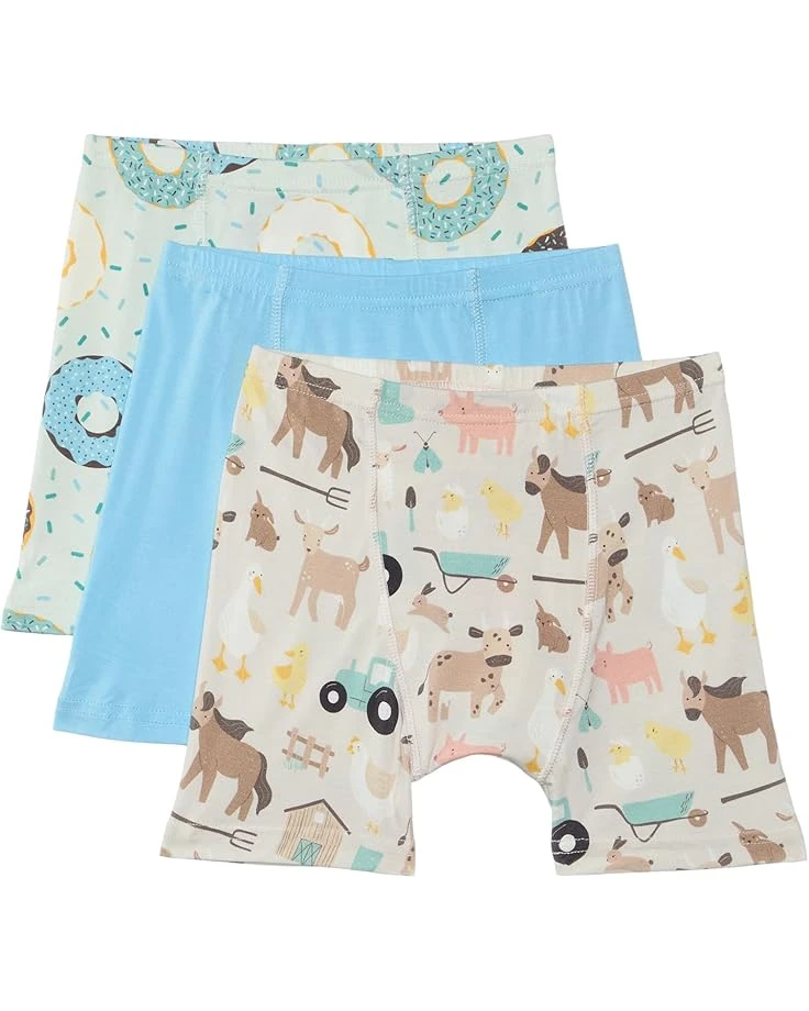 Kickee Pants Kids Print Boxer Brief Set of 3 (Toddler/Little Kid/Big Kid) | Underwear 3 Kickee Pants Kids Print Boxer Brief Set of 3 (Toddler/Little Kid/Big Kid) | Underwear - Image 3