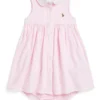 Polo Ralph Lauren Kids Striped Knit Oxford Shirtdress & Bloomer (Infant) | Dresses