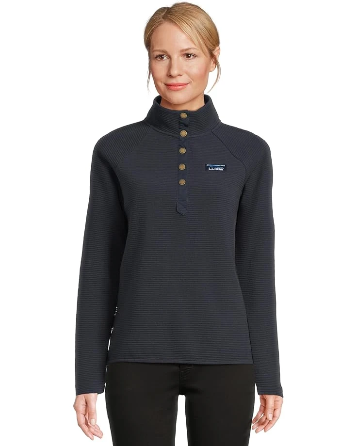 L.L.Bean Lakewashed Ottoman Knit Quarter Snap | Sweaters 1 L.L.Bean Lakewashed Ottoman Knit Quarter Snap | Sweaters