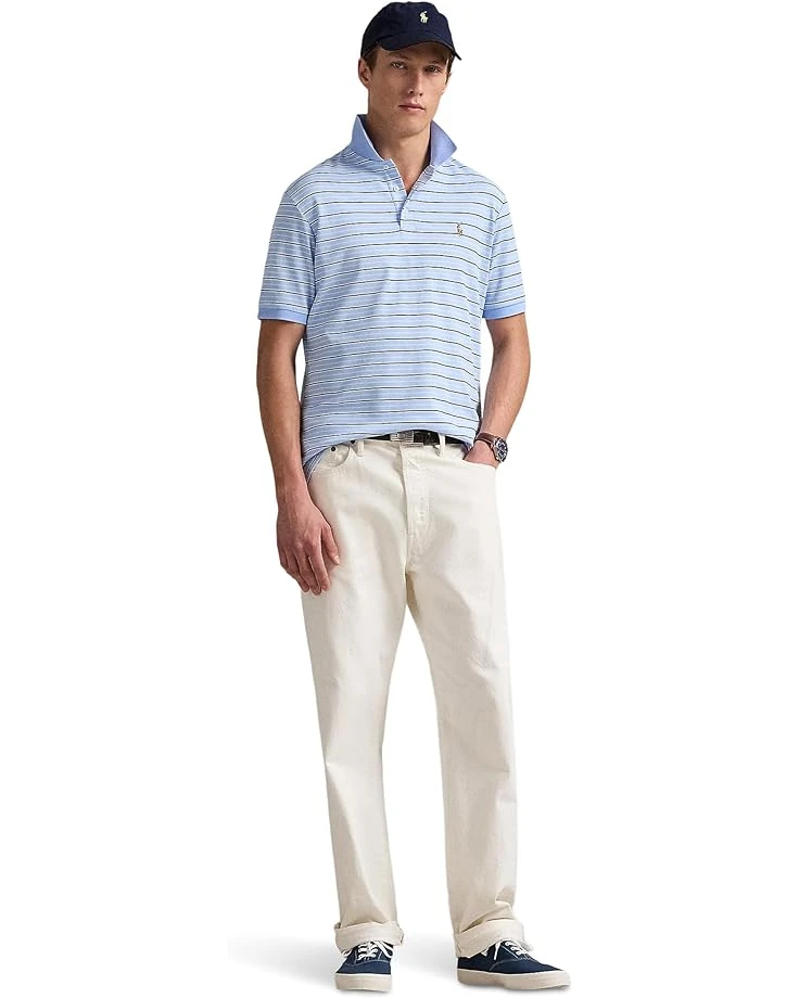 Polo Ralph Lauren Classic Fit Striped Soft Cotton Polo | Shirts & Tops 4 Polo Ralph Lauren Classic Fit Striped Soft Cotton Polo | Shirts & Tops - Image 4