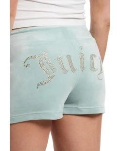 Juicy Couture Velour Juicy Shorts With Back Bling -Shoes For Every Day 714GO7 895L. AC SR736920