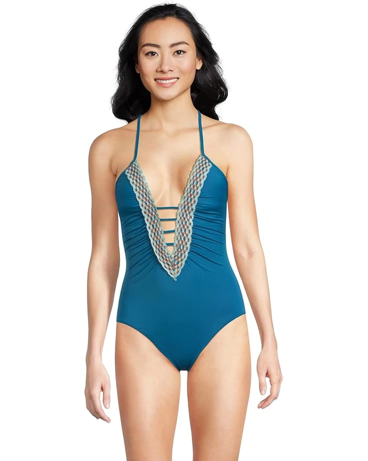 BECCA Harmonia Clare Plunge One Piece | Swimwear 1 BECCA Harmonia Clare Plunge One Piece | Swimwear