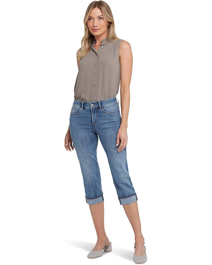 NYDJ Marilyn Straight Crop Jeans in Majorca Bay 1 NYDJ Marilyn Straight Crop Jeans in Majorca Bay