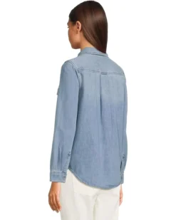 Liverpool Los Angeles Denim Shirt With Patch Pockets | Shirts & Tops -Shoes For Every Day 717oYLEOSL. AC SR736920