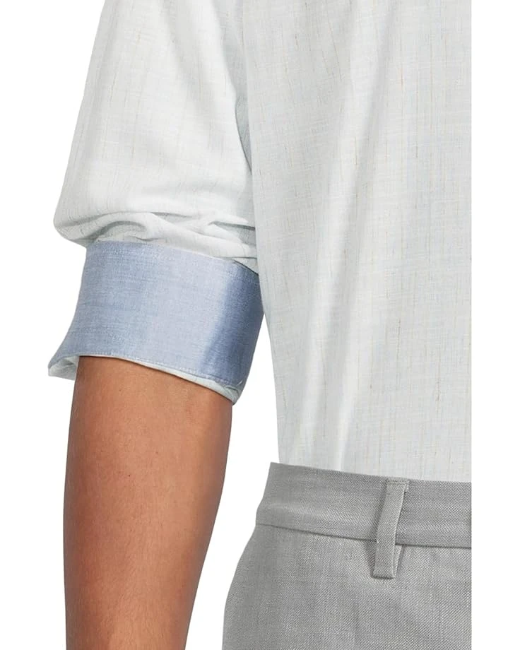 Johnston & Murphy Stripe Slub Linen Shirt | Shirts & Tops 4 Johnston & Murphy Stripe Slub Linen Shirt | Shirts & Tops - Image 4