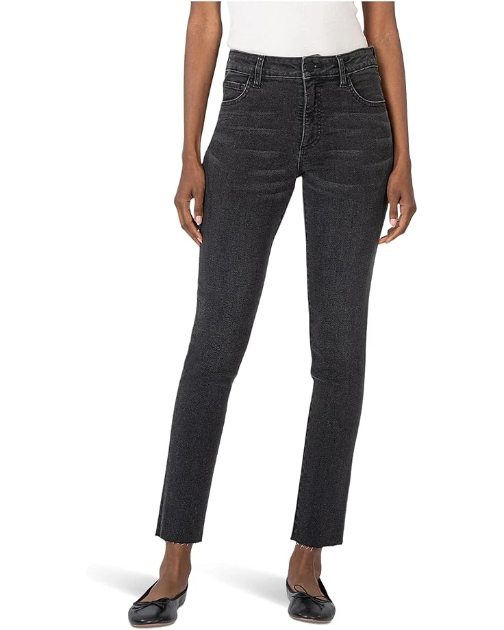 KUT from the Kloth Reese High Rise Fab Ab Ankle Straight Raw Hem | Jeans 6 KUT from the Kloth Reese High Rise Fab Ab Ankle Straight Raw Hem | Jeans - Image 6