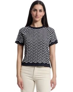 Lilla P Wave Stitch Sweater | Sweaters