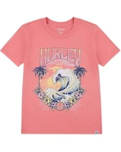 Hurley Kids Sunset Tide Graphic T-Shirt (Big Kid) | Shirts & Tops