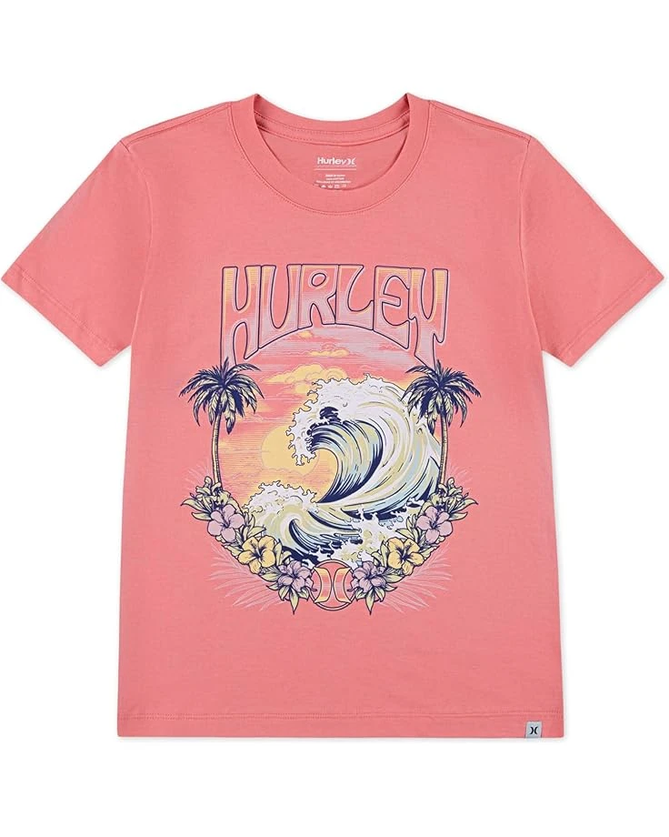 Hurley Kids Sunset Tide Graphic T-Shirt (Big Kid) | Shirts & Tops 1 Hurley Kids Sunset Tide Graphic T-Shirt (Big Kid) | Shirts & Tops
