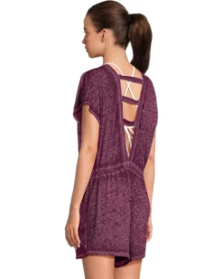 BECCA Beach Date V Neck Romper Cover-Up | Swimwear -Shoes For Every Day 71Aa16olnRL. AC SR736920