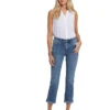 NYDJ Sheri Slim Ankle Roll Cuff Jeans in Majorca Bay