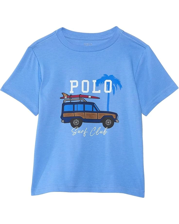 Polo Ralph Lauren Kids Car-Print Cotton Jersey Tee (Big Kid) | Shirts & Tops 1 Polo Ralph Lauren Kids Car-Print Cotton Jersey Tee (Big Kid) | Shirts & Tops