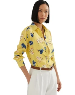 Lauren Ralph Lauren Relaxed Fit Floral Linen Shirt | Shirts & Tops -Shoes For Every Day 71BYTL9nOZL. AC SR736920