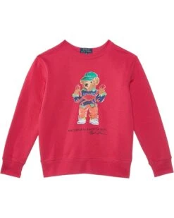 Polo Ralph Lauren Kids Polo Bear Fleece Sweatshirt (Big Kid) | Sweaters