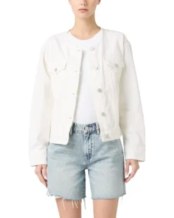 Blank NYC Head In The Clouds in White | Coats & Outerwear