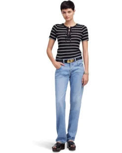 Madewell Lace Up Short Sleeve Stripe | Shirts & Tops 7 Madewell Lace Up Short Sleeve Stripe | Shirts & Tops -Shoes For Every Day 71Cfnb81dGL. AC SR736920