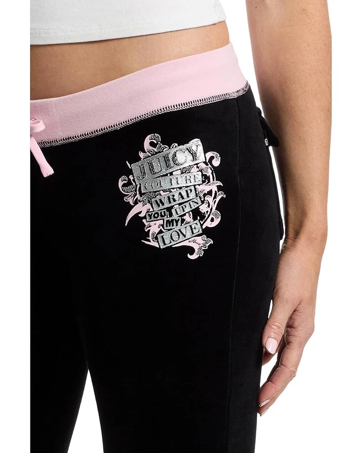 Juicy Couture Vday Heritage Low Rise Track Pants With Contrast Ri 4 Juicy Couture Vday Heritage Low Rise Track Pants With Contrast Ri - Image 4
