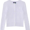 Polo Ralph Lauren Kids Mini-Cable Cotton Cardigan (Big Kid) | Sweaters