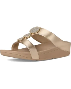 FitFlop Halo Bead-Circle Metallic H-Bar Slides | Sandals -Shoes For Every Day 71EBK9Kju8L. AC SR736920