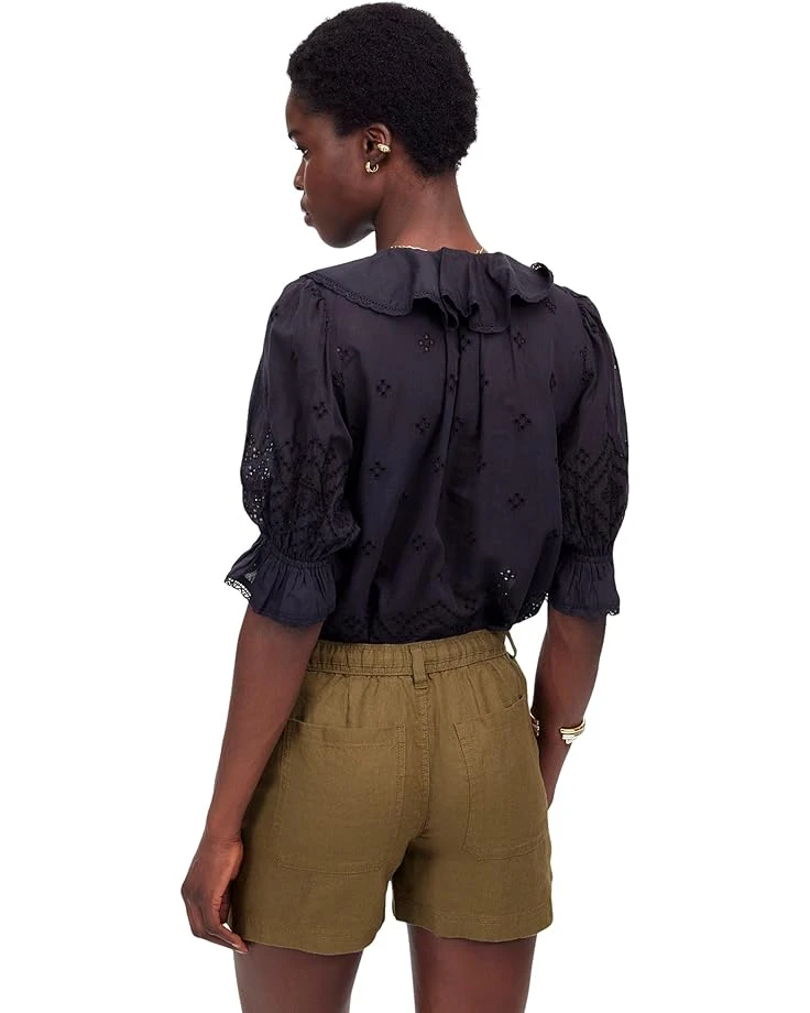 Madewell Utility E Back Shorts - 100% Linen 2 Madewell Utility E Back Shorts - 100% Linen - Image 2