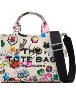 Marc Jacobs The Sticker Canvas Small Tote Bag | Handbags